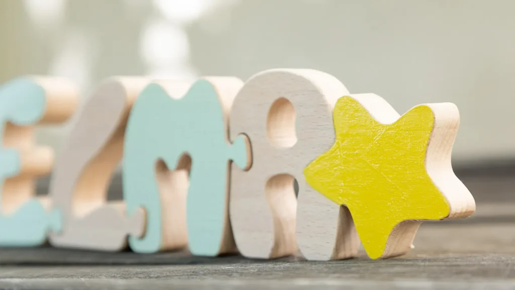 cadeau de naissance puzzle prénom personnalisé "Selma" - Fabrication artisanale Idébois Créations