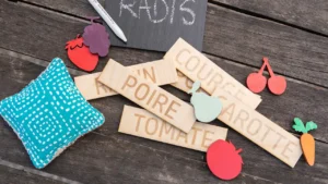 jeu en bois pour apprendre à lire les mots à partir de 5 ans - Fabrication française par Idébois Créations